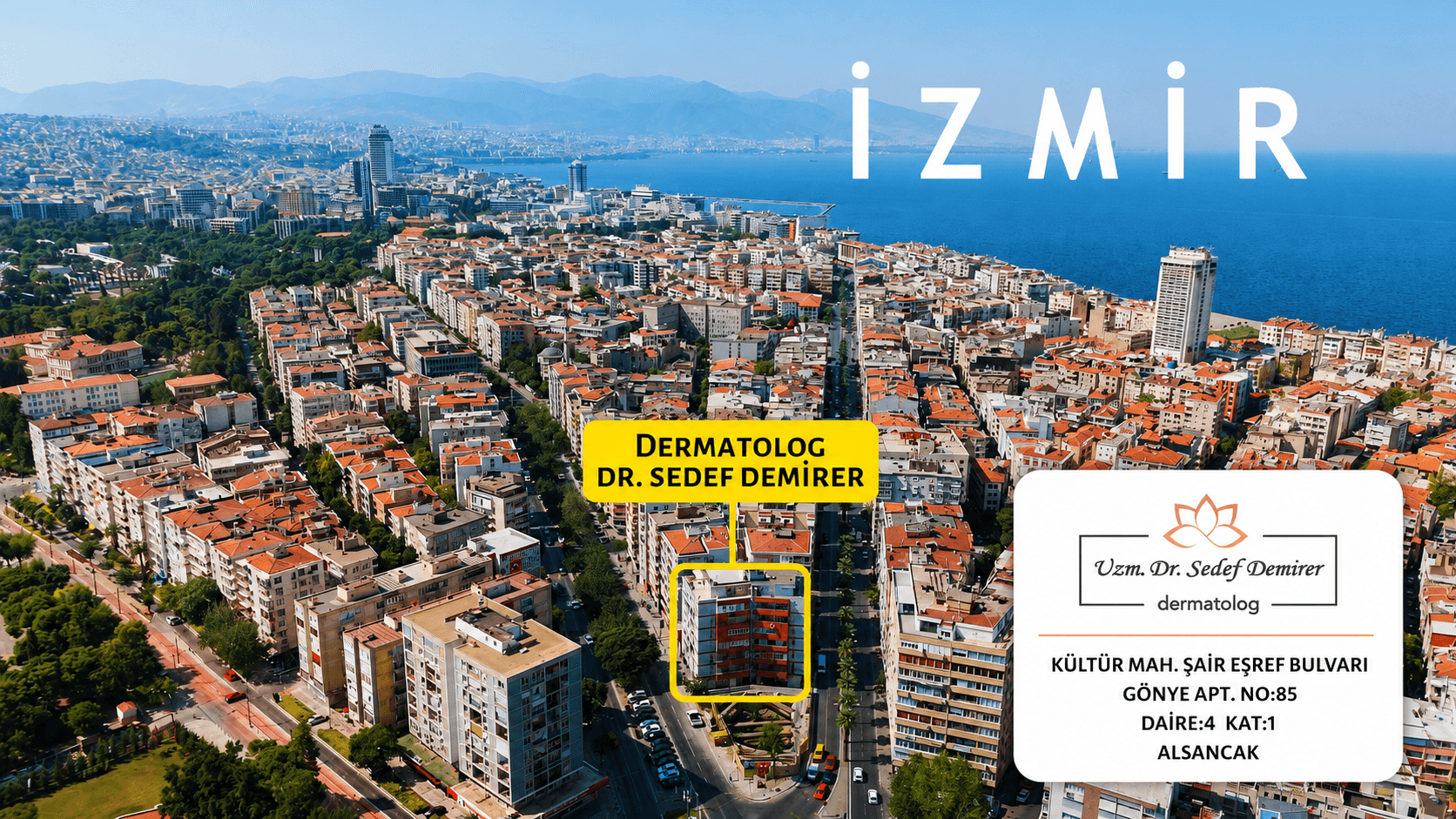 def Demirer Muayenehanesi Alsancak İzmir adres ve konum bilgisi